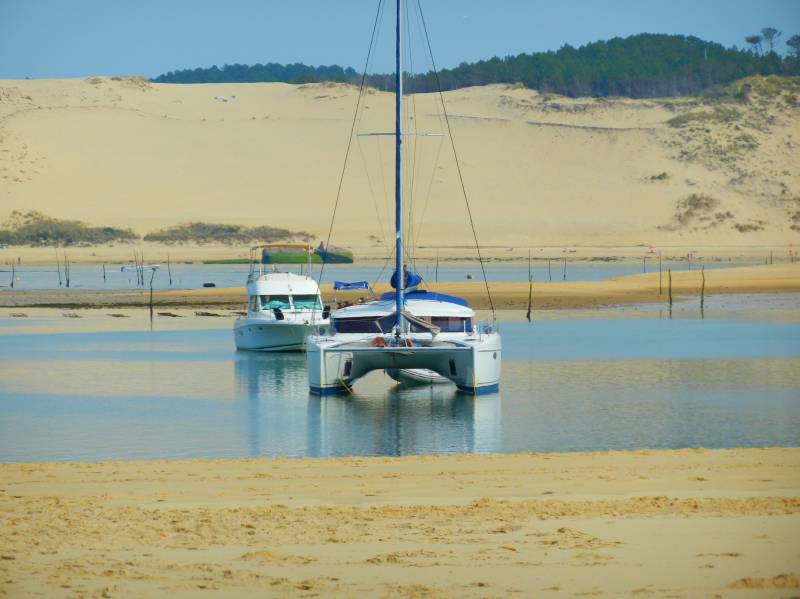 Journée en catamaran au Cap-Ferret